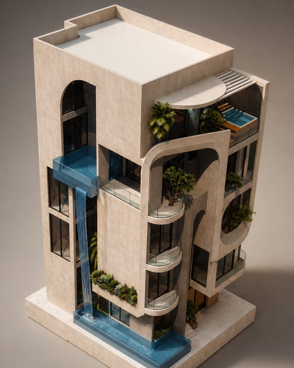 Alternative rooftop luxury concept for 16th Federation villa